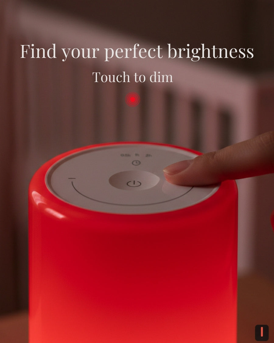 Red light for calmer nights, easier sleep, and softer 3am wake-ups