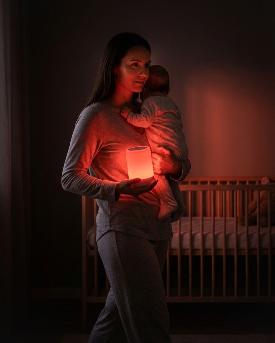Red light for calmer nights, easier sleep, and softer 3am wake-ups