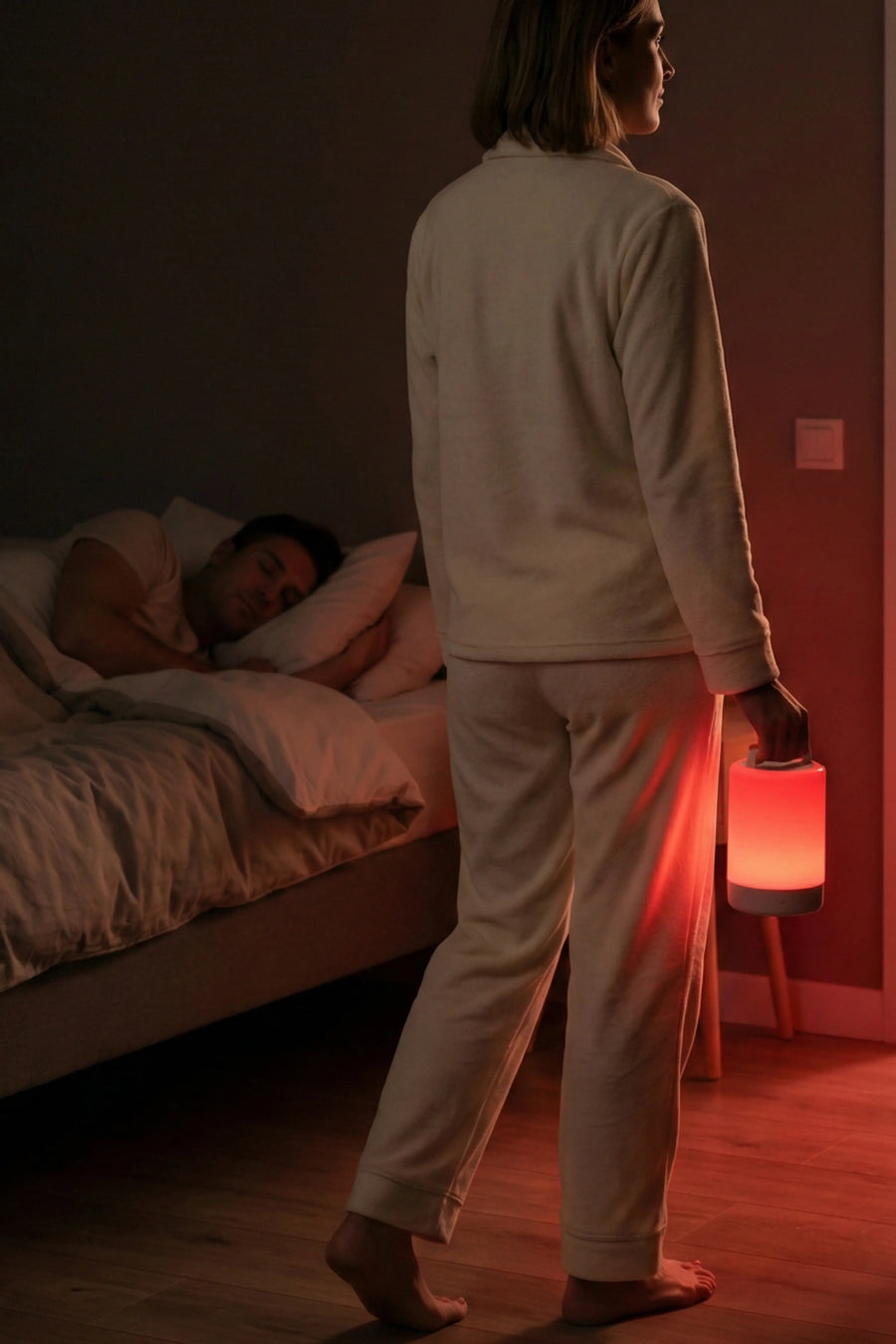 Red light for calmer nights, easier sleep, and softer 3am wake-ups
